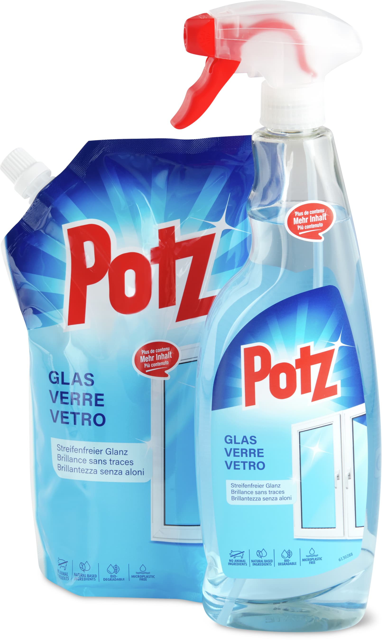 Nettoyant pour vitres Brillance sans traces